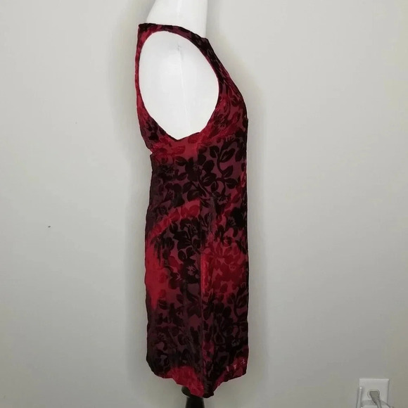 NWT Revolve Some Days Lovin Red Velour Dress S - Picture 3 of 7